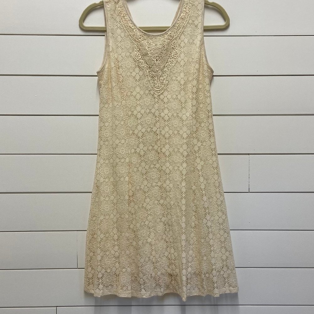 Cream Lace  Dress